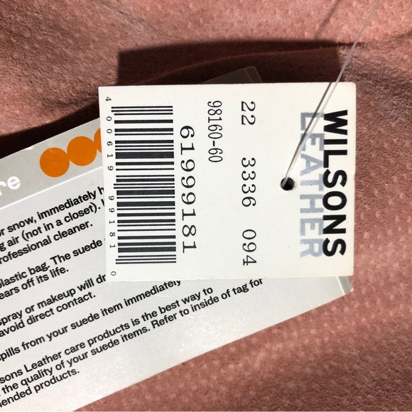 Wilsons Leather Pink Suede Skirt - Picture 4 of 5